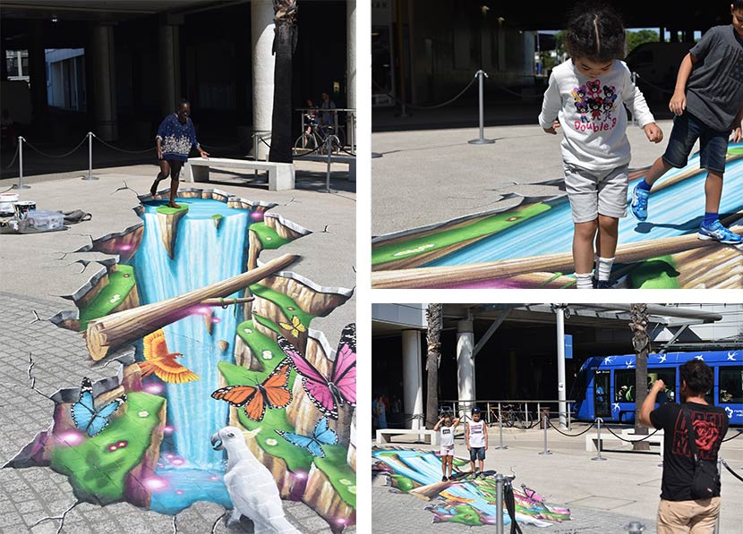 Odysseum Cercle Rouhe Agence The Stories Klepierre Sweo et Nikita Street Art
